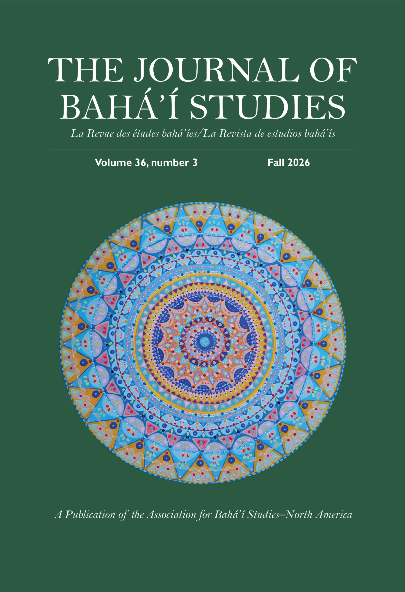 36.3 Journal of Baha'i Studies