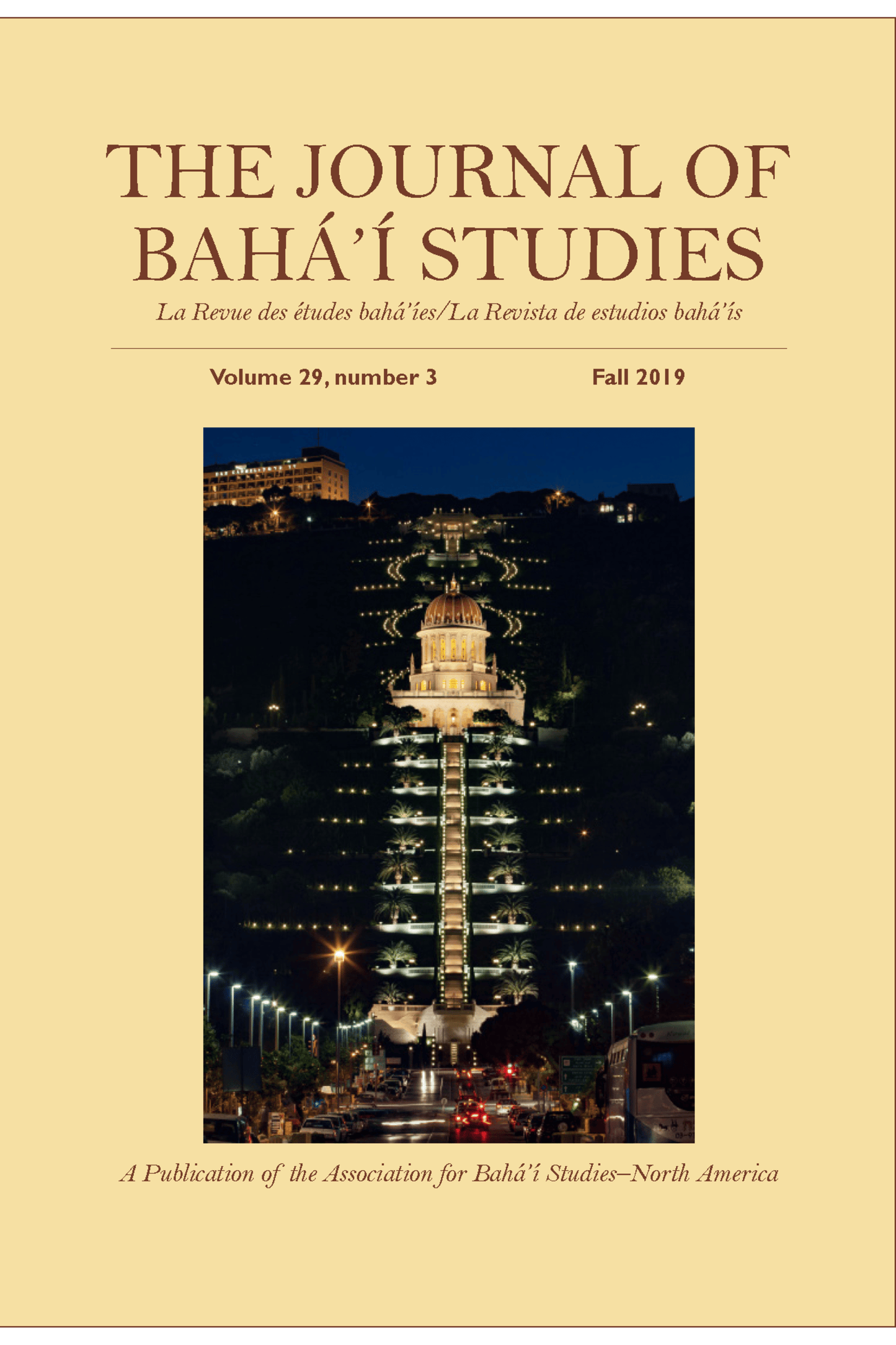 29.3 Journal of Baha'i Studies