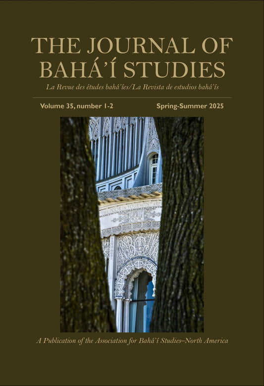 35.1-2 Journal of Baha'i Studies